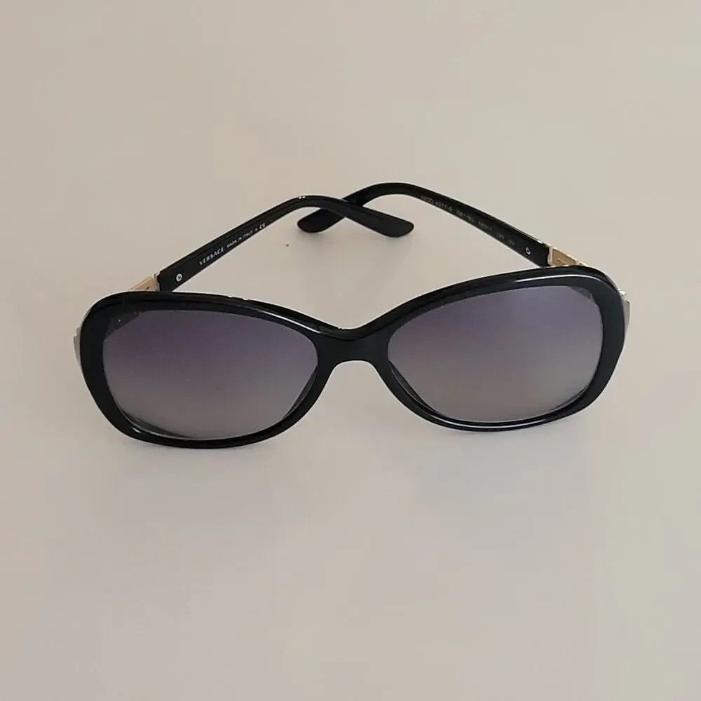 Versace MOD 4271-B GB1 8G Black Gold Butterfly Sunglasses with Case 58x17x135